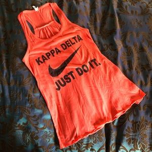 Kappa Delta Just Do It Racerback Tank Top